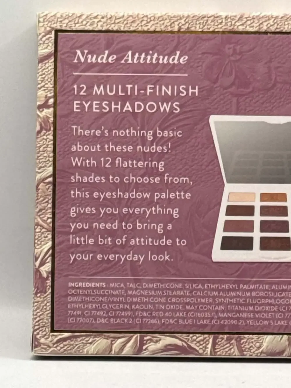 Laura Geller Nude Attitude Barely Burnished 12 Multi-Finish Eyeshadow Palette